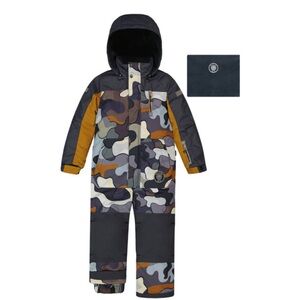 Deux par Deux Multicolor Camouflage Snowsuit NWOT